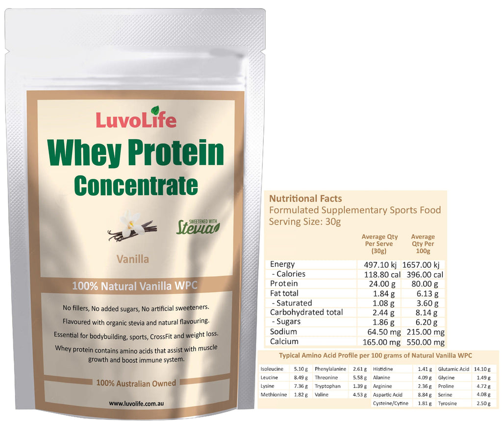 Whey Protein Concentrate - 3kg - LuvoLife