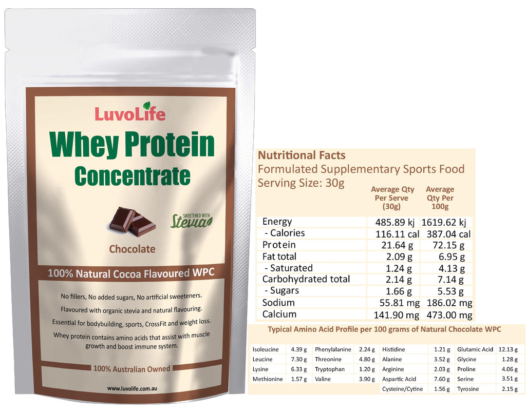 Whey Protein Concentrate - 3kg - LuvoLife